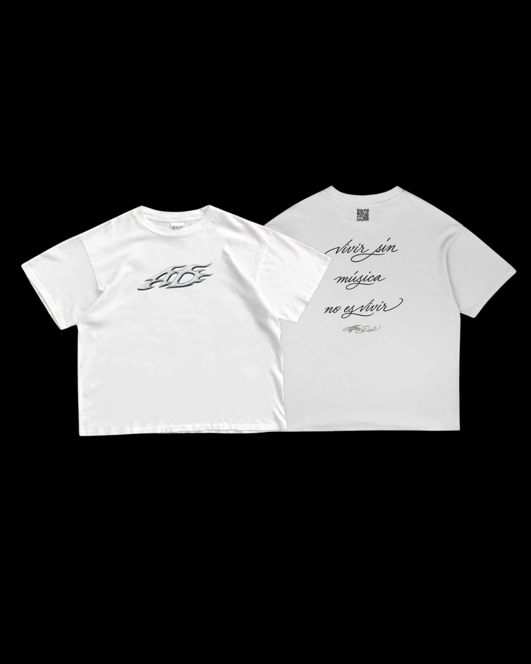 afterdeath Logo Tee (VIVIR SIN MÚSICA NO ES VIVIR)