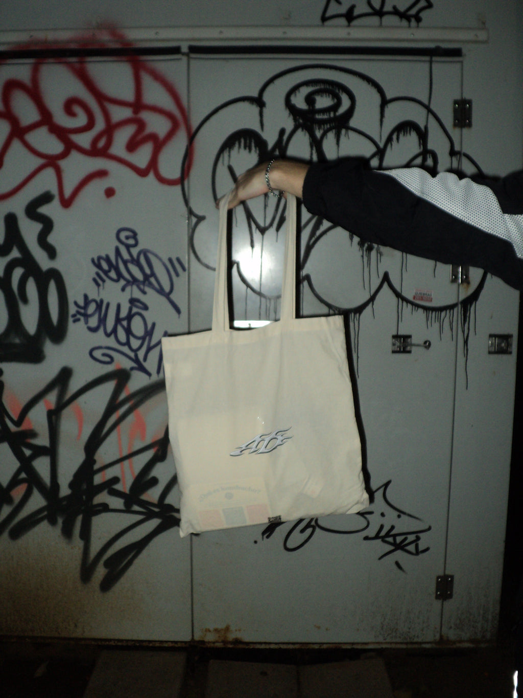 afterdeath Logo Tote Bag (VIVIR SIN MÚSICA NO ES VIVIR)