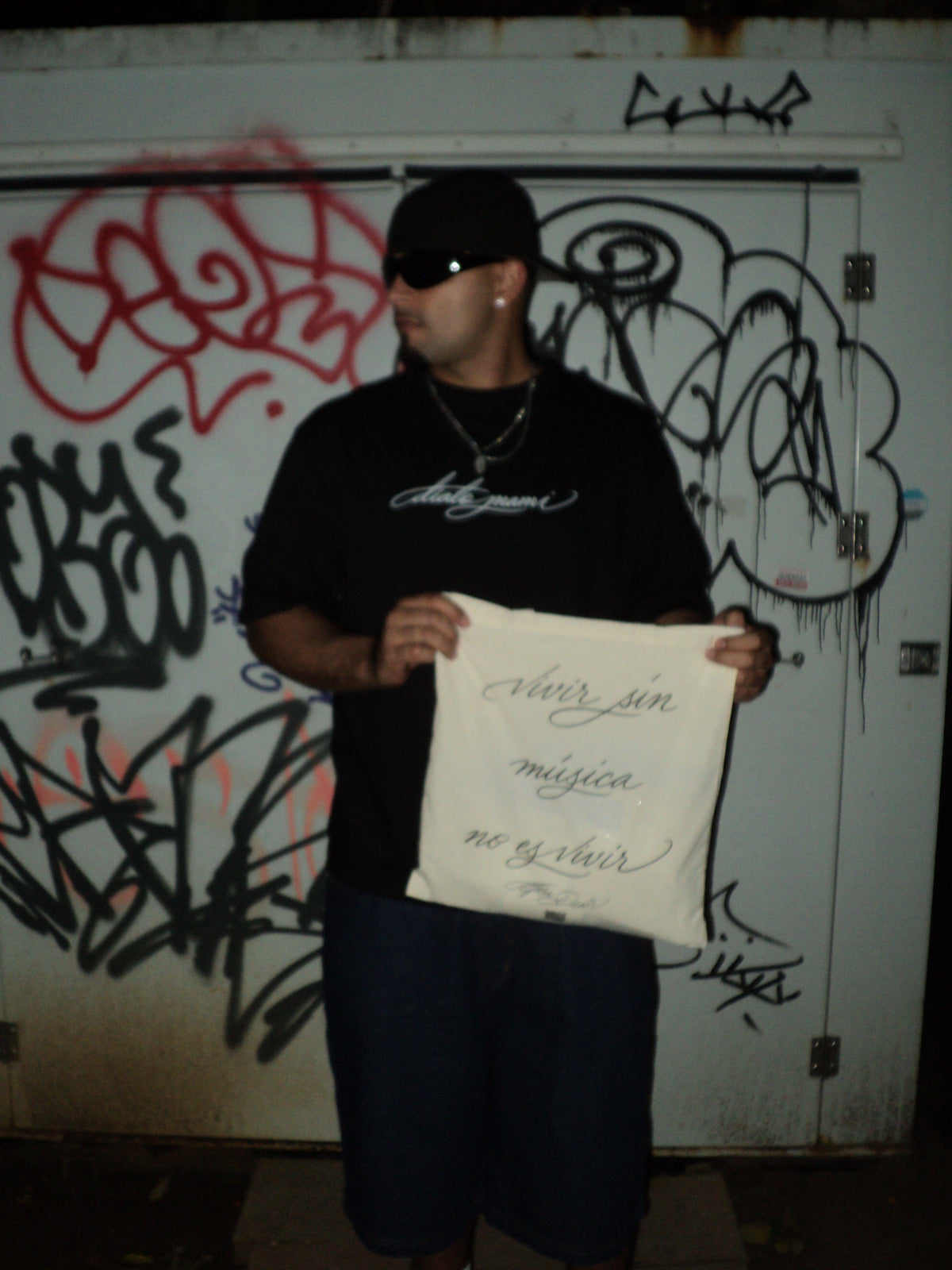 afterdeath Logo Tote Bag (VIVIR SIN MÚSICA NO ES VIVIR)
